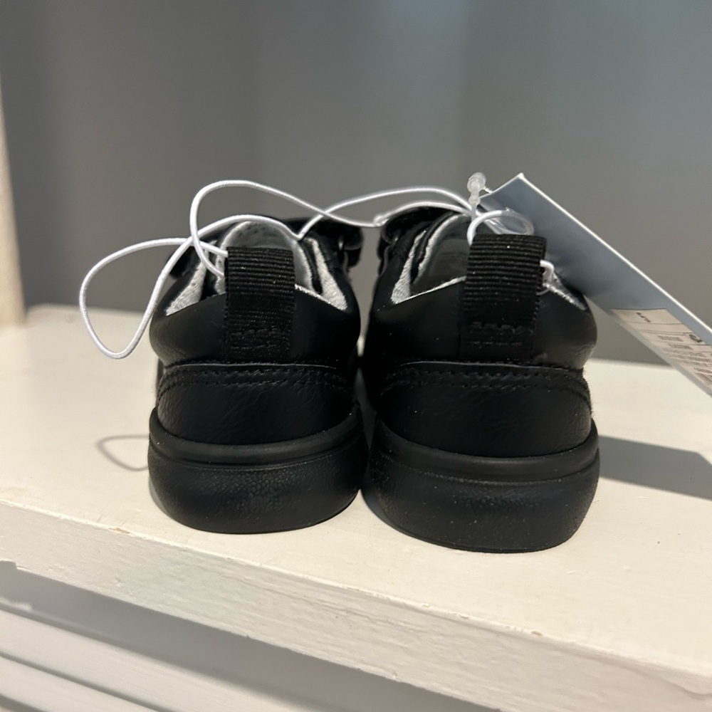 Cat & Jack Toddler Boys' Dino Shoes Black Hook Loop Infant Baby Multiple Sizes - Picture 6 of 10